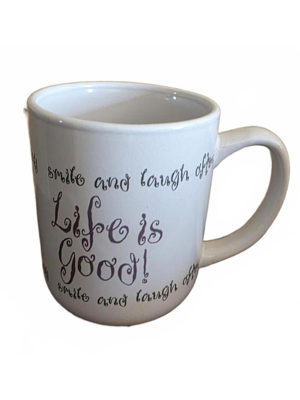 Life Is Good! Smile & Laugh Often Make Memories Celebrate Day Royal Norfolk Mug